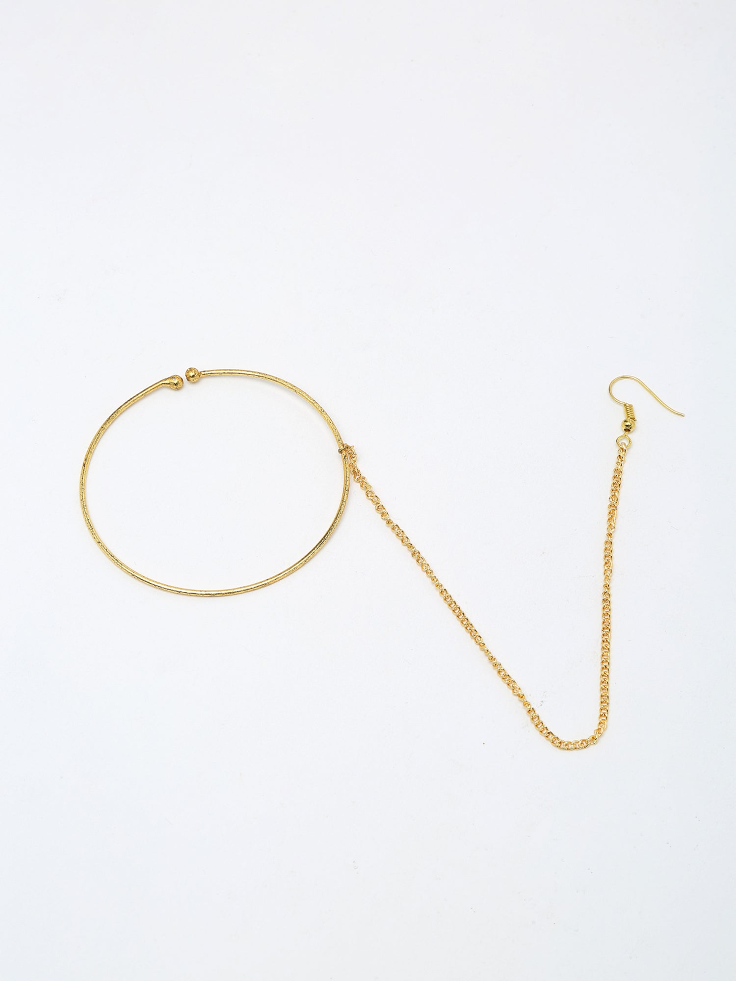 Golden Plated Nose Ring - Ruby Raang - Distacart