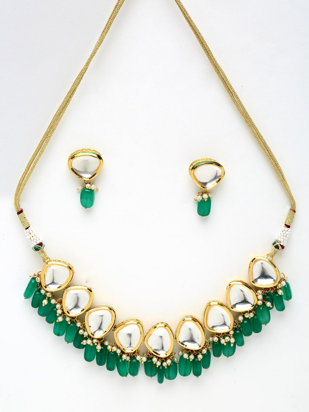 Kundan Choker With Studs - Ruby Raang - Distacart