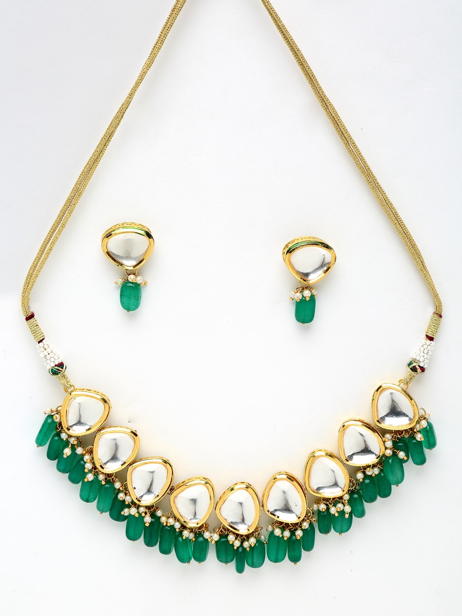 Kundan Choker With Studs - Ruby Raang - Distacart
