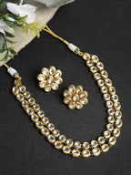 Kundan Choker With Studs - Ruby Raang - Distacart