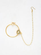 Maharani Kundan Nose Ring - Ruby Raang - Distacart