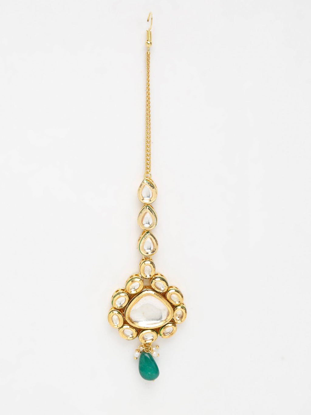 Kundan Maang Tikka - Ruby Raang - Distacart