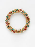 Multi Embellished Bangle - Ruby Raang - Distacart