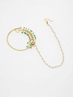 Maharani Kundan Nose Ring - Ruby Raang - Distacart
