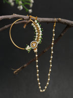 Maharani Kundan Nose Ring - Ruby Raang - Distacart