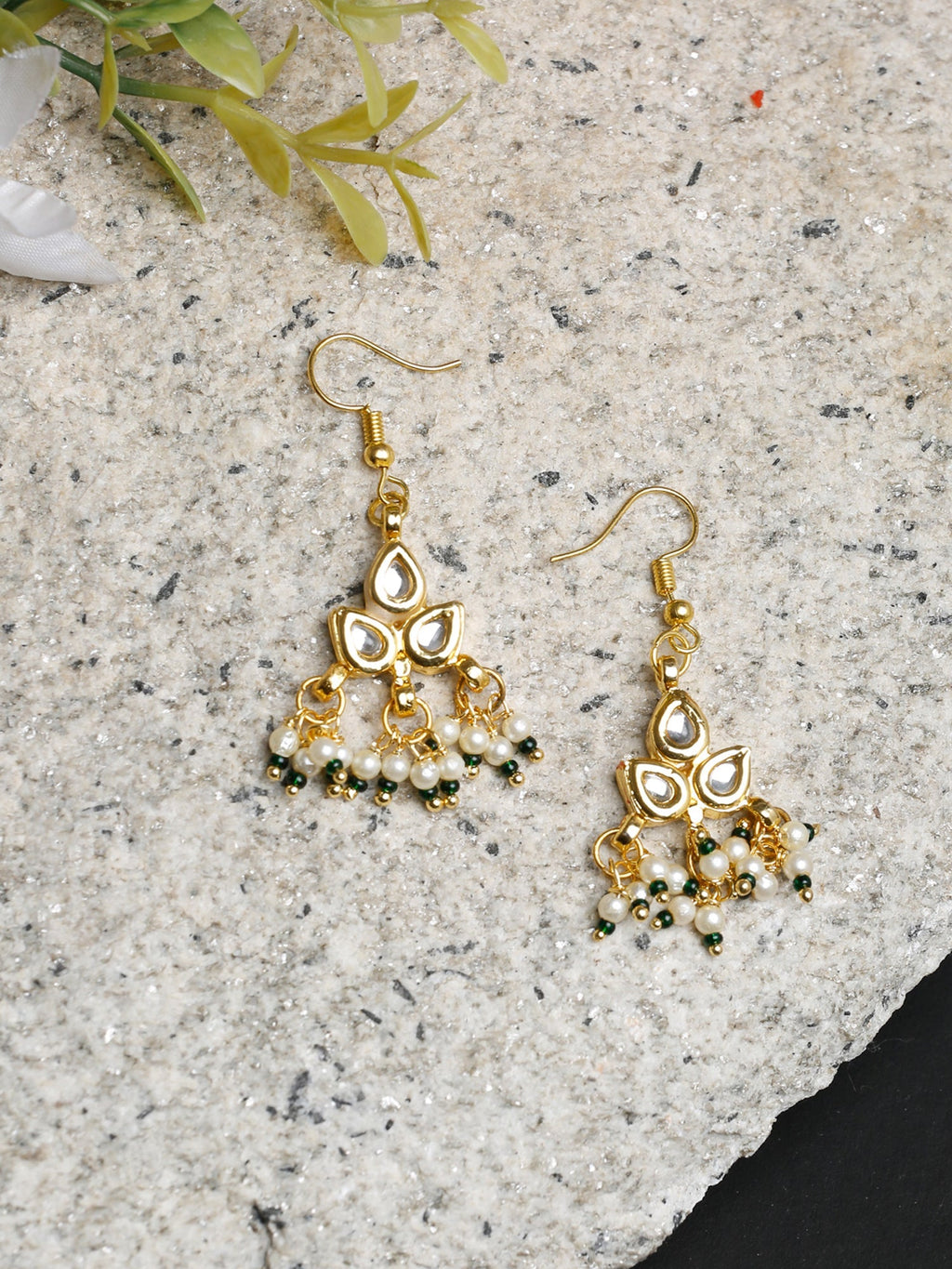 Kundan Studs - Ruby Raang - Distacart