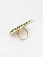 Kundan Cocktail Ring - Ruby Raang - Distacart