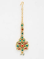 Kundan Maang Tikka - Ruby Raang - Distacart