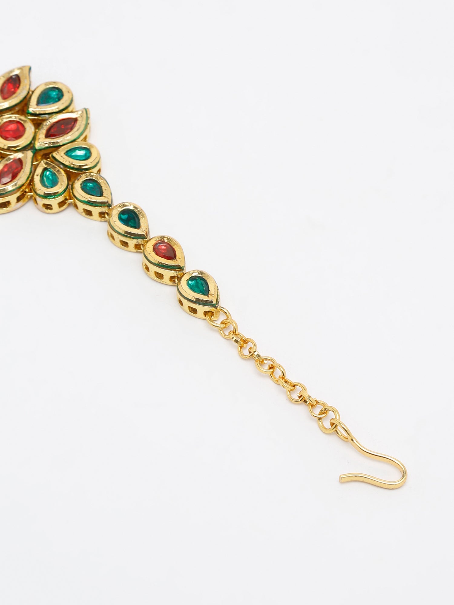 Kundan Maang Tikka - Ruby Raang - Distacart