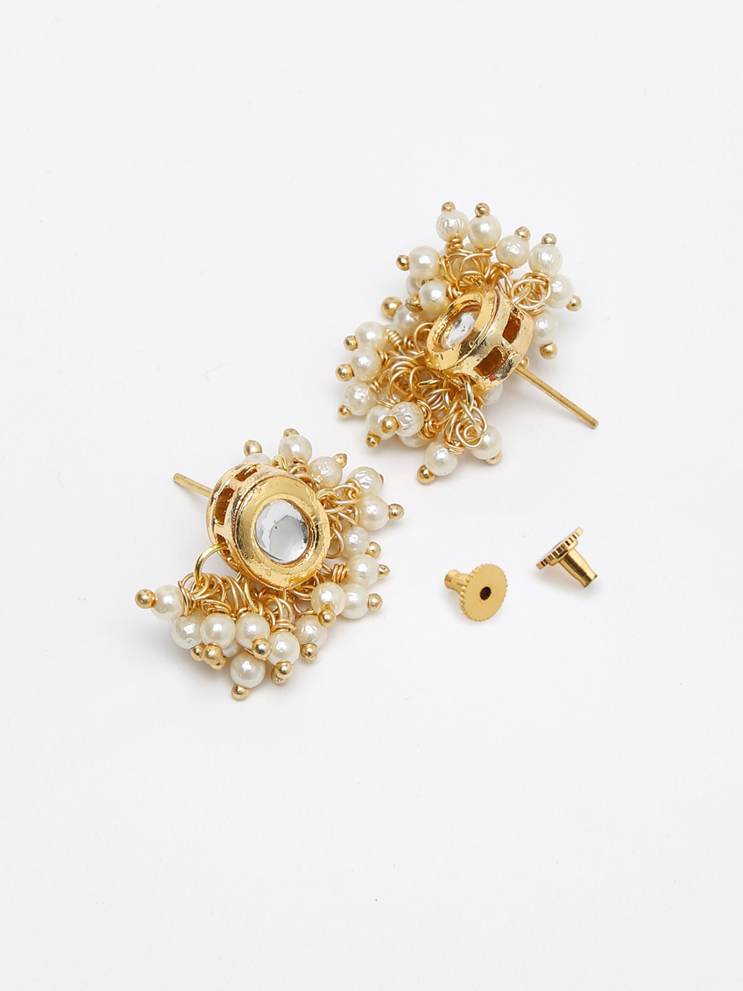 Stone Kundan Choker With Studs - Ruby Raang - Distacart