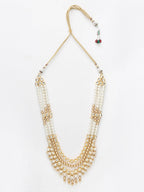 Gold Plated And Kundan Neckpiece - Ruby Raang - Distacart