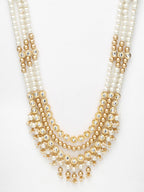 Gold Plated And Kundan Neckpiece - Ruby Raang - Distacart