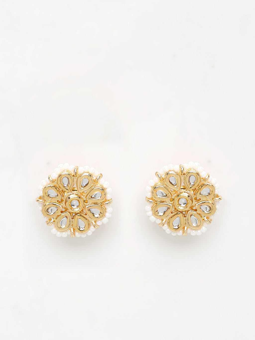 Kundan Studs - Ruby Raang - Distacart