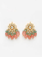 Stone Kundan Earrings - Ruby Raang - Distacart