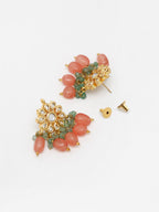 Stone Kundan Earrings - Ruby Raang - Distacart