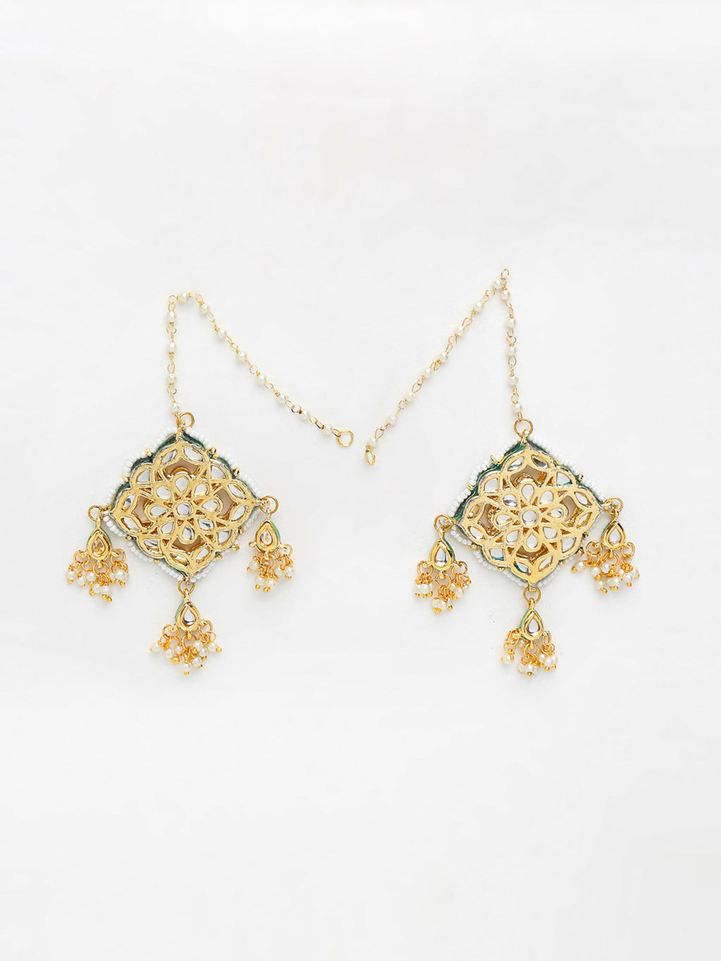 Kundan Studs - Ruby Raang - Distacart