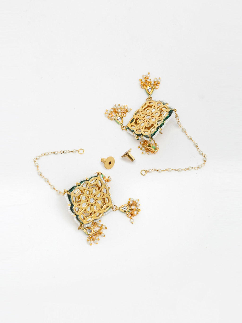 Kundan Studs - Ruby Raang - Distacart