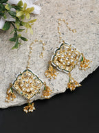 Kundan Studs - Ruby Raang - Distacart