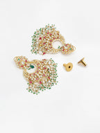 Kundan Multi Stone Earrings - Ruby Raang - Distacart