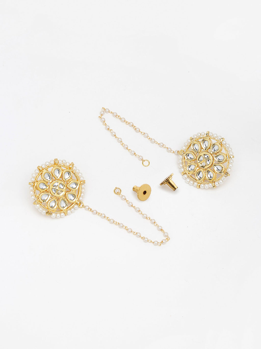 Kundan Studs - Ruby Raang - Distacart