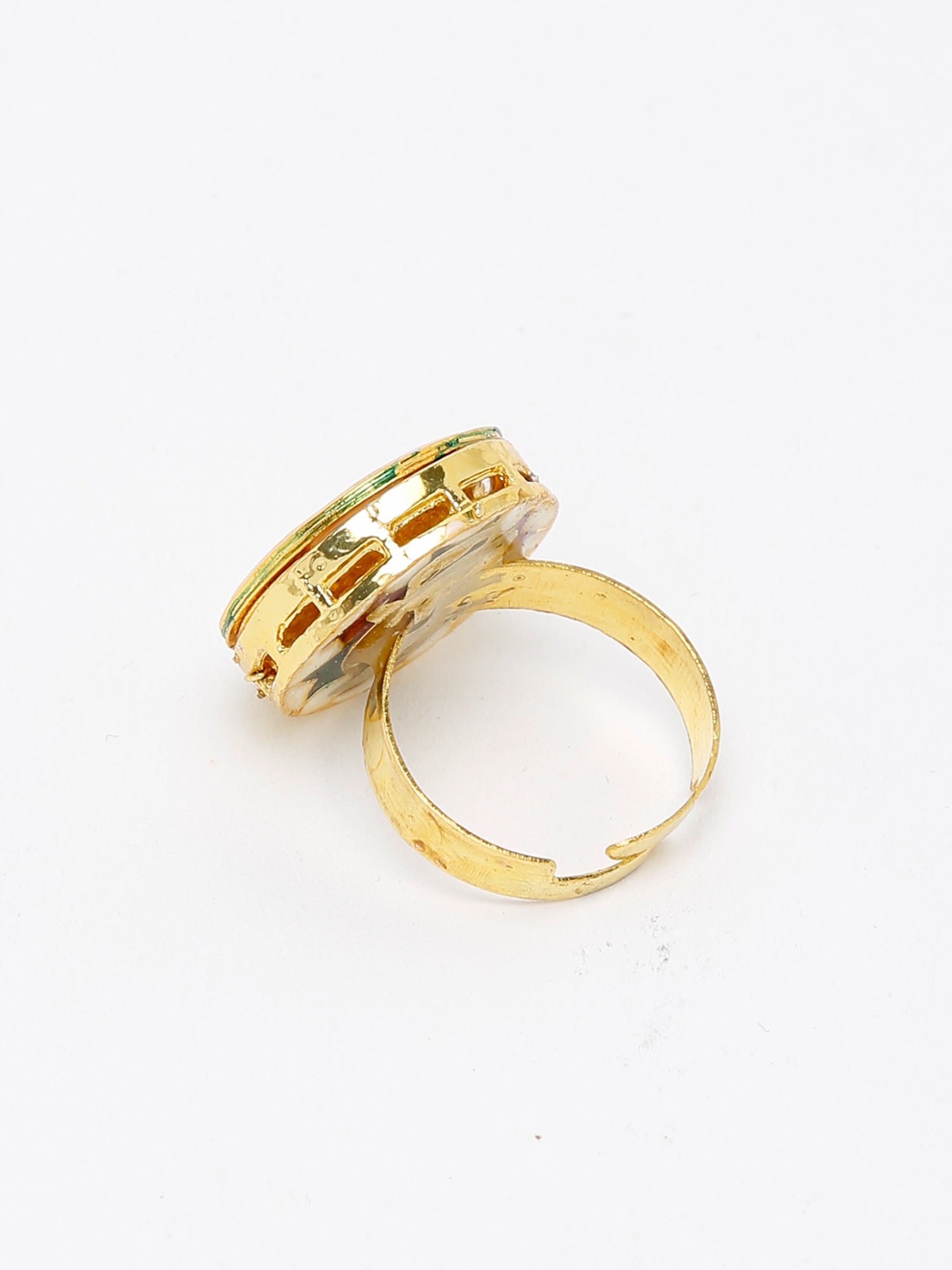Kundan Ring - Ruby Raang - Distacart