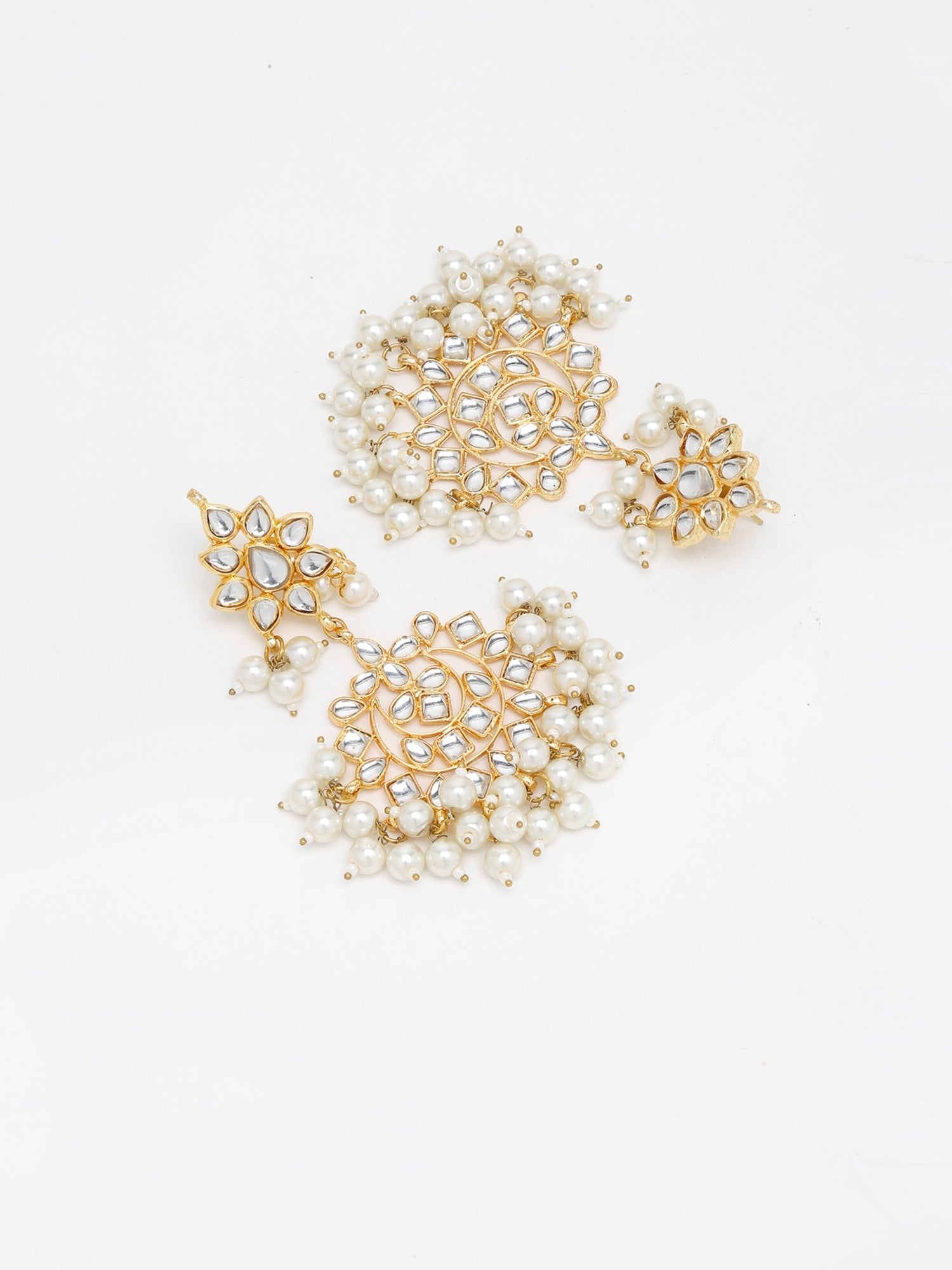 Kundan Earrings - Ruby Raang - Distacart