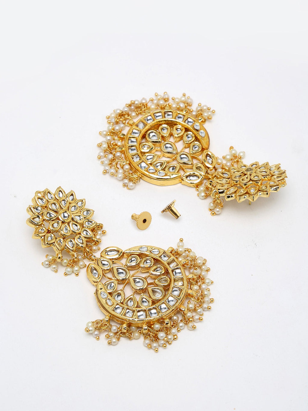 Stone Kundan Choker With Studs - Ruby Raang - Distacart
