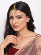 Kundan Maang Tikka - Ruby Raang - Distacart