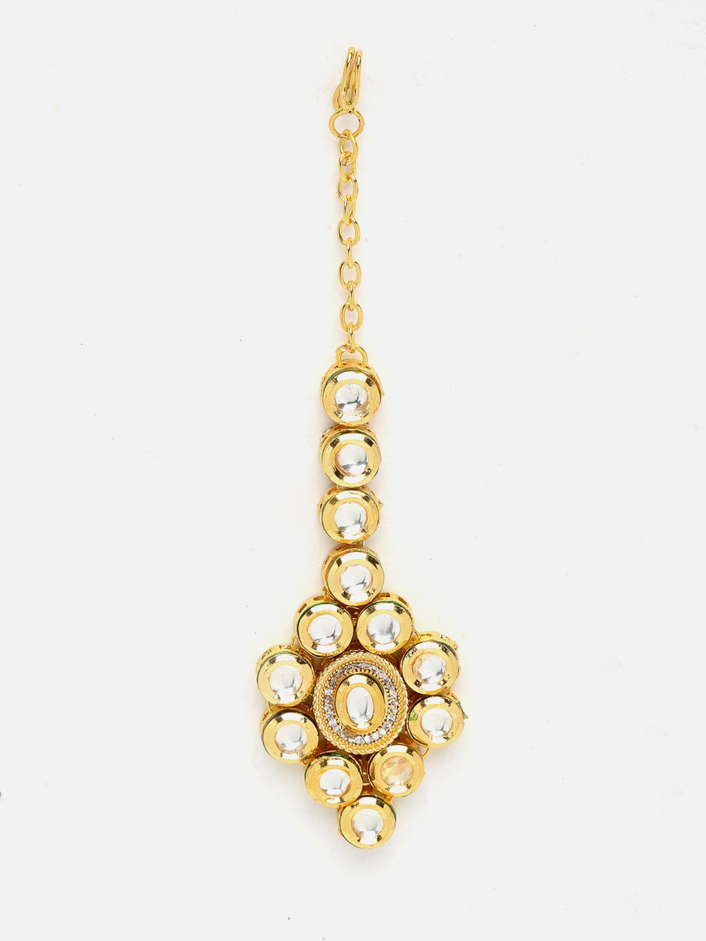 Kundan Maang Tikka - Ruby Raang - Distacart
