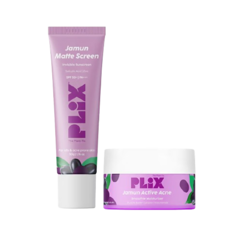 PLIX The Plant Fix 2% Acne Buster Moisturizer & Salicylic Acid Sunscreen SPF50+ PA+++, Reduce Acne, Pimple Marks
