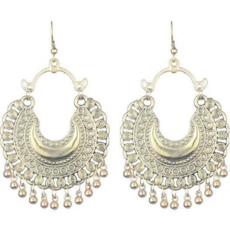 MS Fashion India Stylish And Party Wear Silver Earrings