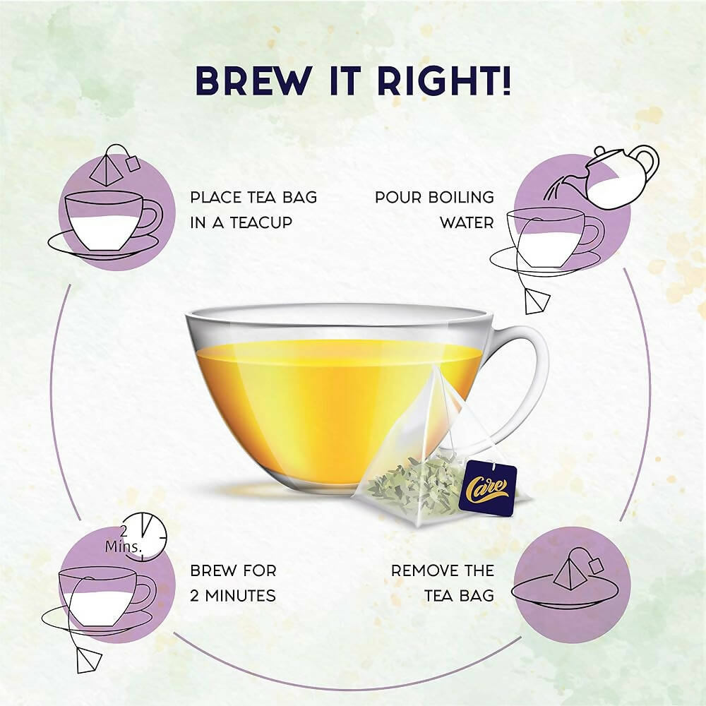 Care Turmeric Moringa-Matcha Superfood Herbal Tea Bags