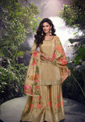 Anaita Chiku Embroidered Silk Stitched Plazo suit - Distacart