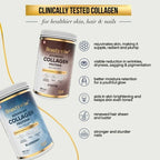 Beautywise Advanced Marine Collagen Anti-Aging Powder - Glutathione, HA & Biotin - Blueberry