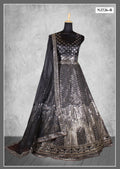 Black Net Jari With Sequence Work Lehenga Choli - Nimaya Ishani