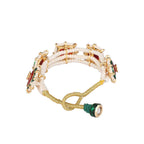 Nuyug 22K Gold Plated Red Serene Pochi Bangles - Distacart