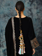 Ruby Raang Shell And Mirror Work Parandi - Distacart