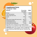 PLIX The Plant Fix Apple Cider Vinegar Effervescent Tablet with Mother - Orange Squeeze - Distacart