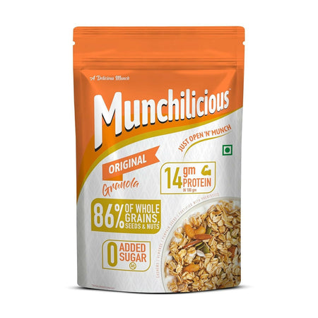 Munchilicious Granola - Original, 80% Seeds & Whole Grains