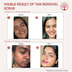 Ivory Natural Tan Scrub , Reduce Tan, Restores Radiant Skin Glow