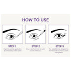 Gush Beauty Dual Ended Kajal & Felt-Tip Liner, Matte Finish Waterproof 2 in 1 - Black