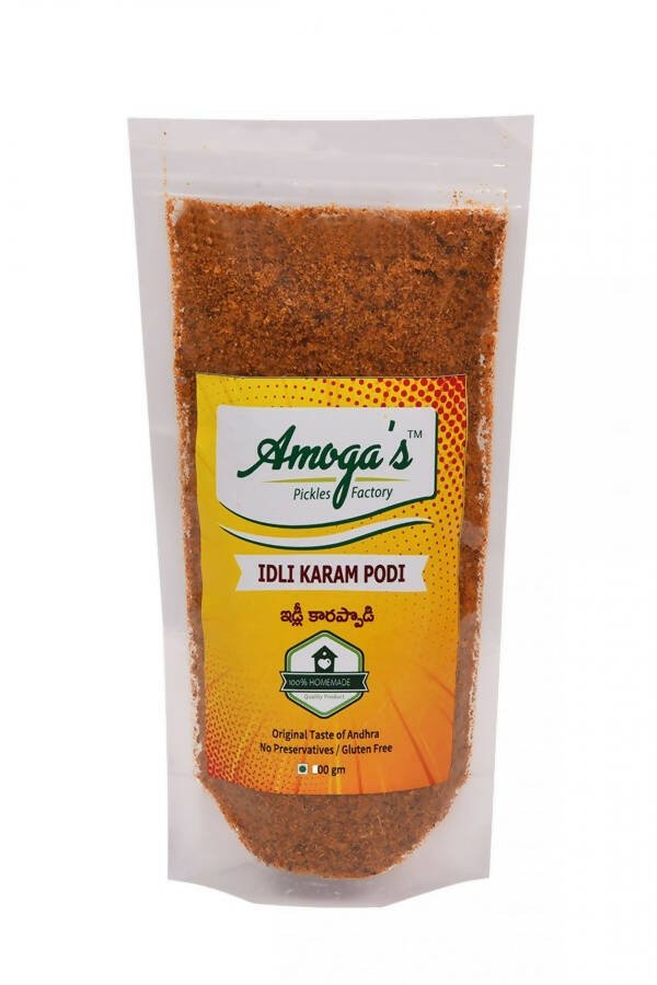 Amoga's Pickles Factory Idli | Dosa Karam Podi Andhra Style - Distacart
