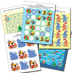 Dreamland Publications Christmas Activity Book for Kids – Fun Puzzles, Coloring, Mazes & More | Ages 4–8 - Distacart