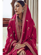 Myra Rani Premium Silk Embroidered Pant Style Suit