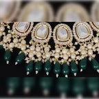 Jewel City exquisite handcrafted Kundan choker necklace set
