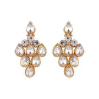 Jewel City Luxurious Gold-Plated Kundan Choker Necklace Set with Maang Tikka and Earrings