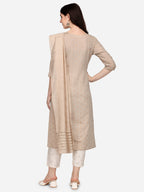 Embroidered Kurta With Pant & Dupatta Set, Multicolor - Hiral Fashion - Distacart