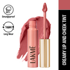 Lakme Double Duty Lip & Cheek Mousse Matte Lipstick - Nude Cushion