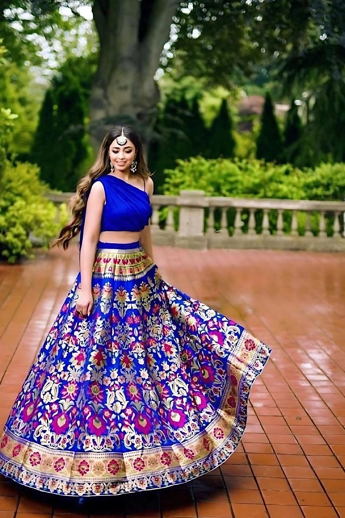 Lehenga Mart Designer Wedding Lehenga Choli For Women - Blue