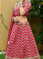 Lehenga Mart Designer Wedding Lehenga Choli For Women - Red